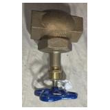 New Nibco 2" Brass Gate Valve