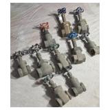 New 1 1/4" Brass Gate Valve