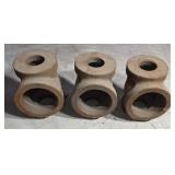 3 New Reducing Ts 4" to 2"