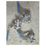 New Jamesburry 1/2" Stainless Ball Valves