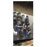 4 1/4" -1" plastic pipe fittings