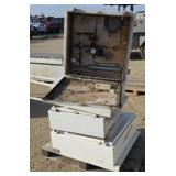 4 Electrical Boxes. Boxes have Copper and Brass.