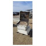 4 electrical boxes boxes have copper and brass