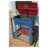 Parts Cleaning Tank on Cart