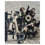 Two Hydraulic Pumps, Brackets, Pipe