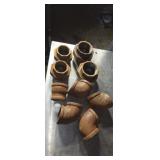 3" - 2 1/2" iron pipe fittings