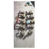 New 1 1/2" brass gate valves