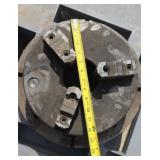 Metal Lathe Three Jaw Chuck with Base Plate