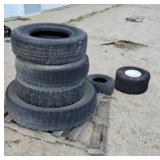 Truck tires, golf cart, tire, lawn mower tire.