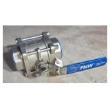 New  FNW 2" Stainless Steel Ball Valve