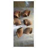2 1/2" iron elbows