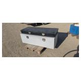 60" with X 25" tall aluminum tool boxes one on