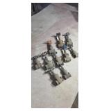 New 1 1/4" brass gate valve