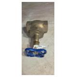 New Nibco 2" brass gate down