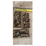 Miscellaneous pipe plugs steel and brass