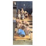 Swedge nipples 4-in elbows