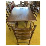 1964 Mid Century American Drop Leaf Table With