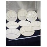 Vintage Ceramic Sushi/Fondue Plates