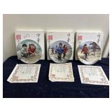 Decorative Porcelain Plates "Chinese Children