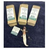 3 Jingle Claus Icicle Ornaments Midwest Imports