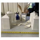 GMT Company Germany Canister Set with Utensils.