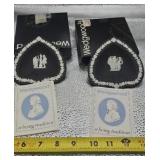 Wedgwood Black Jasperware Heart-Shaped Trinket