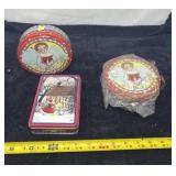 Decorative Christmas Metal Tins