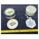 Decorative Snowflake Plates