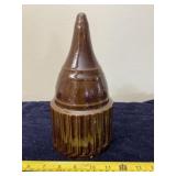 UHL Pottery Blue Cemetery Flower