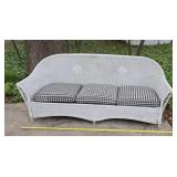 Wicker Outdoor Couch with Cushions