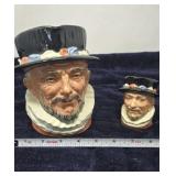 Royal Doulton "Beefeater" Character Toby Jugs