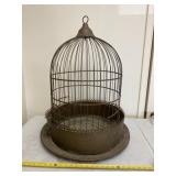 Vintage Brass Domed Bird Cage
