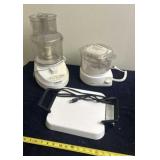White Food Processor Set