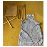 Apron, Cutting Board, Utensils, and Pot Trivet