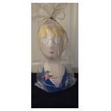 Mary Engelbreit Hand Painted Mannequin Head