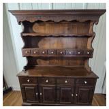 Ethan Allen Old Tavern Pine China Hutch