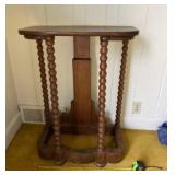 Victorian Antique Wooden Side Table 35"x12"x32.5