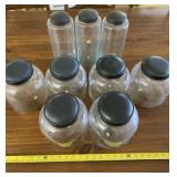 Glass Canisters with Lids