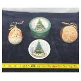 How To Decorate Christmas Tree Plates and Santa