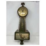 Wellfleet Green Lacquer Case Eight Day Lever Time