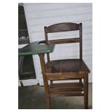 Antique American School Desk Chair