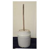 Stoneware Butter Churn