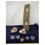 Glass Salt Cellars, Glass Duck Salt & Pepper