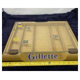 Gillette Wood with Glass Lid Display Case 14" x 18