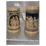 Vintage German Beer Steins