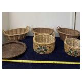 Baskets with Holly Berry and Baskets with