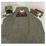 Apron with Acorn and Yankee Balsam & Cedar New