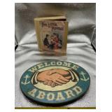 George Nathan Associates Welcome Aboard Wood Sign