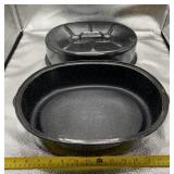 Speckled Black Enamelware Roasting Pan