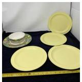 Melmac Prolon Ware Plates with Mary & Baker